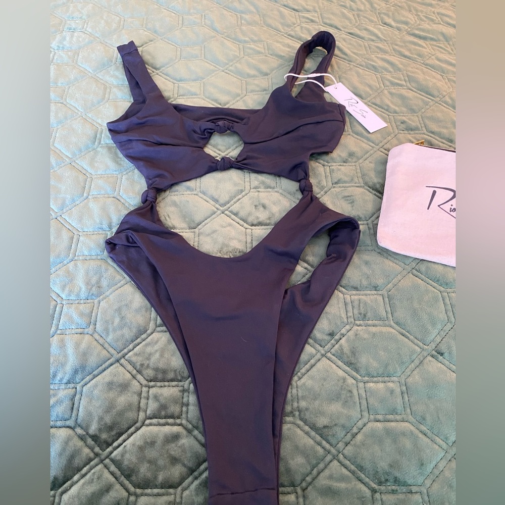 NWT! Black one piece.